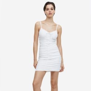 H&M Draped Mini Dress size Medium